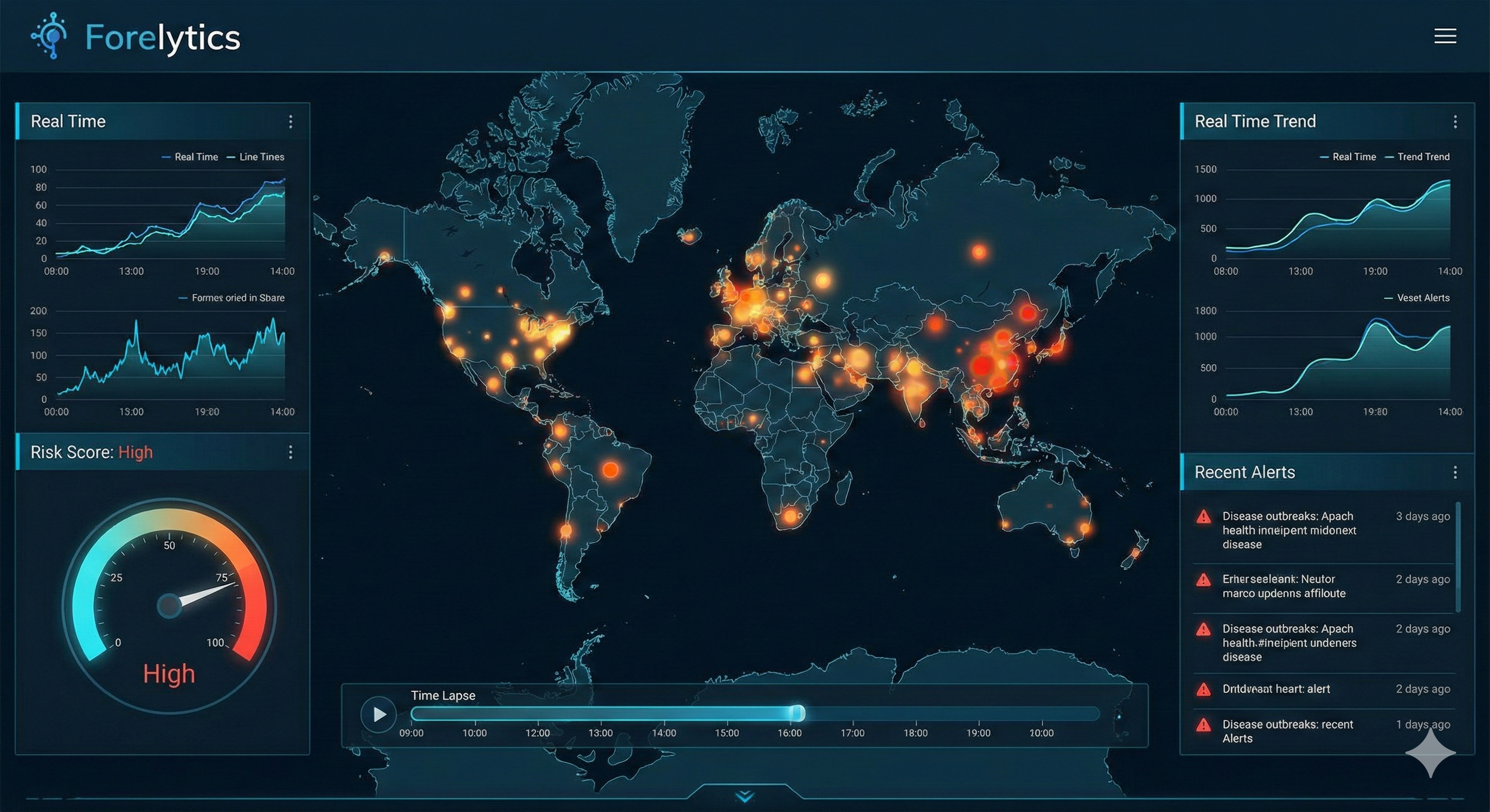Forelytics Dashboard Mockup